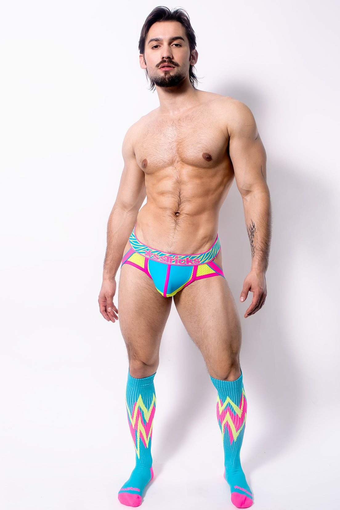 Prismatik Jock | PINK/YELLOW/BLUE