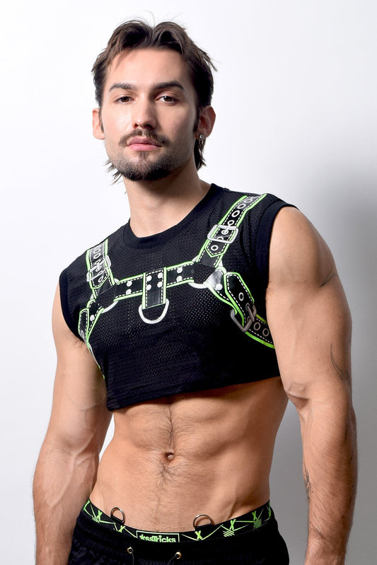 Harness Crop Top | GREEN