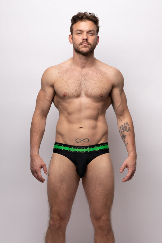 Classic Brief Multipack - Black, Jaffa Orange & Grey