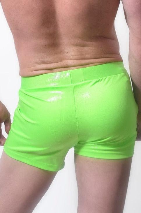 GLOW TIME SHORTS | NEON GREEN