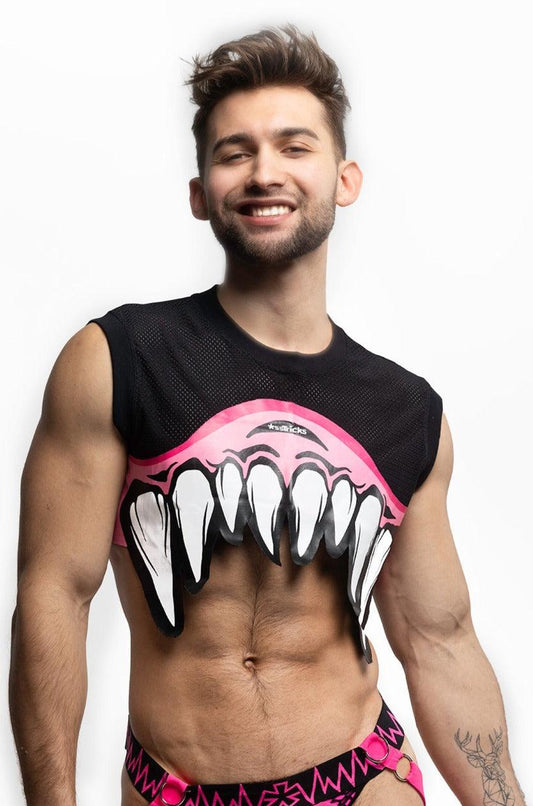 Monster Crop Top | Pink