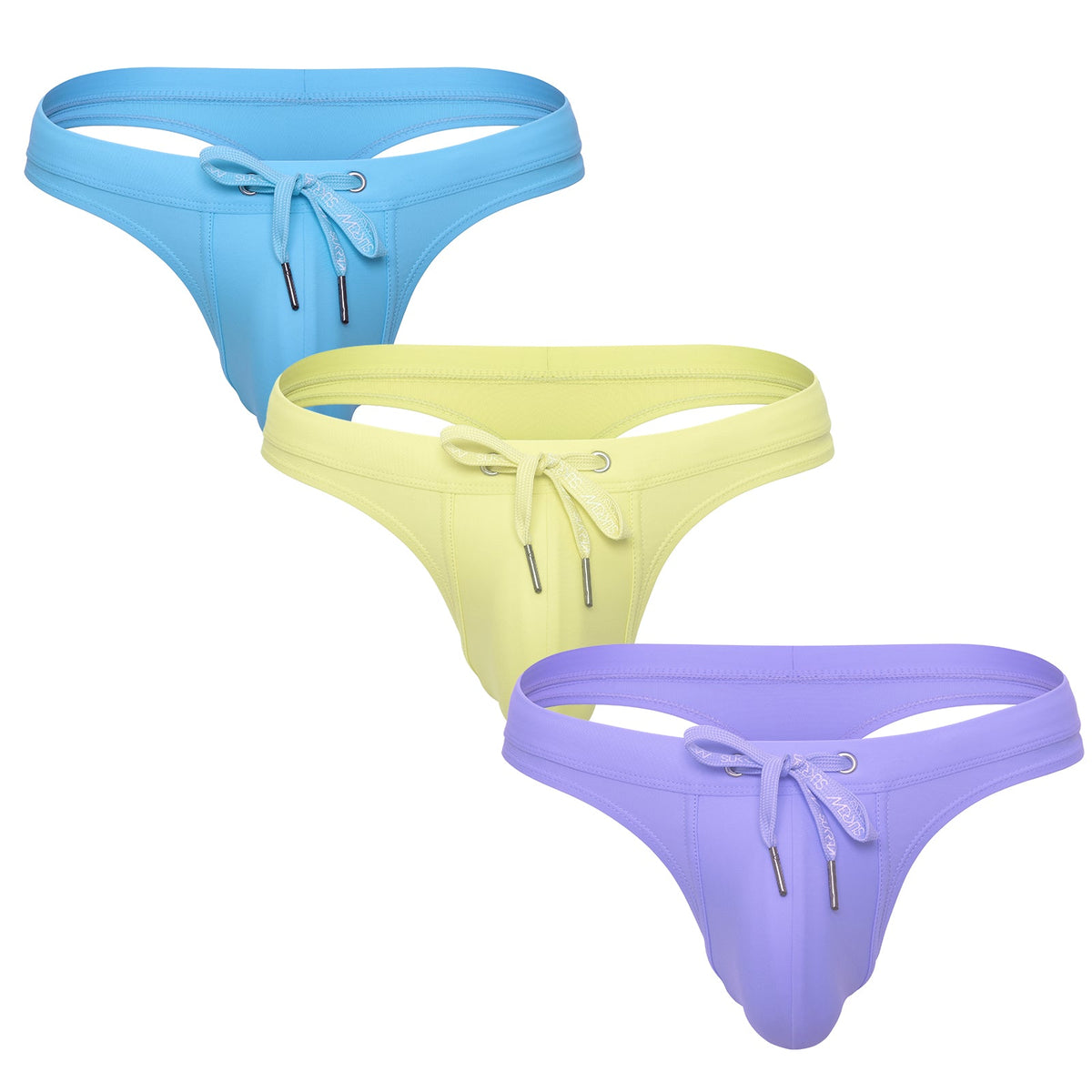 Torrent Swim Thong Multipack - Lemon Sorbet, Blueberry Milkshake & Ice Blue