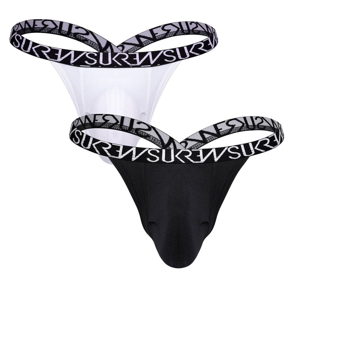 Bubble Thong Multipack - Optic White & Midnight Black