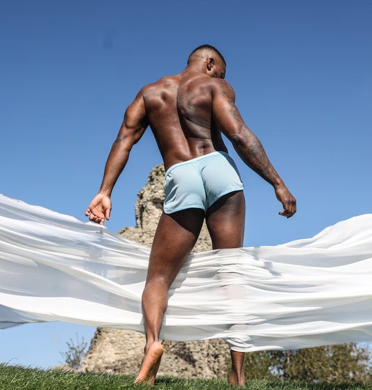 Net Shorts - Breeze Blue