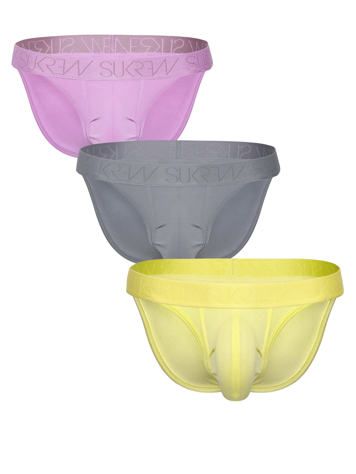 Tanga Multipack - Pale Magenta, Blonde Yellow & Studio Grey
