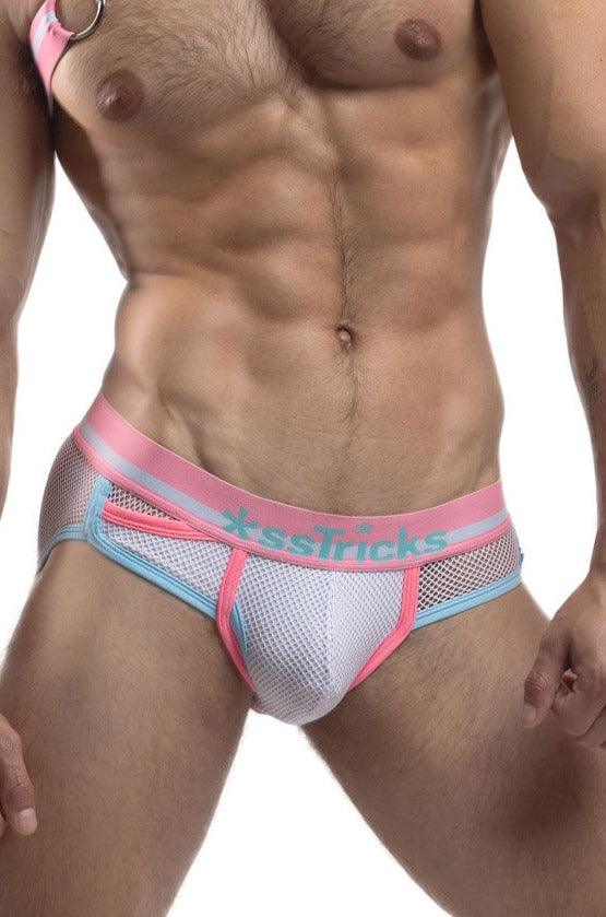MESH BRIEFS | Pop Off Pink