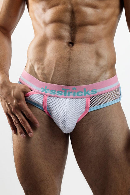 MESH BRIEFS | Pop Off Pink