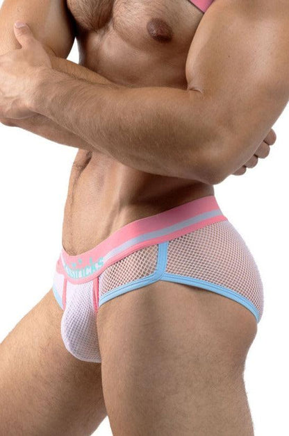 MESH BRIEFS | Pop Off Pink