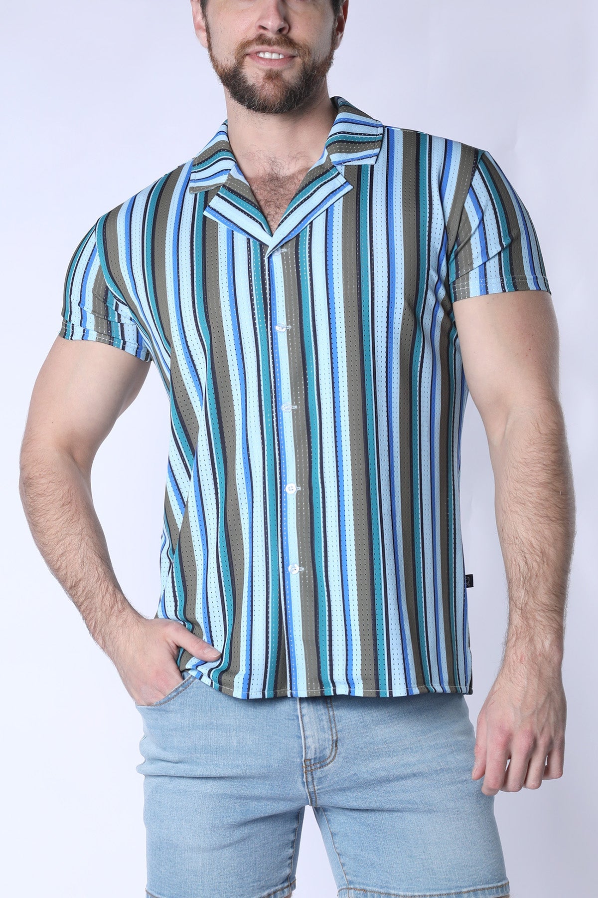 blue stripe