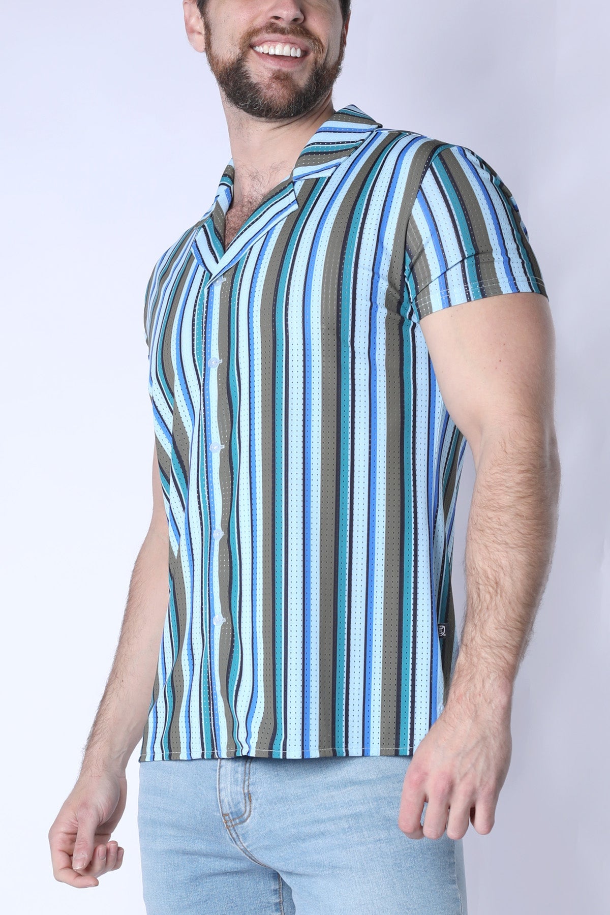 blue stripe