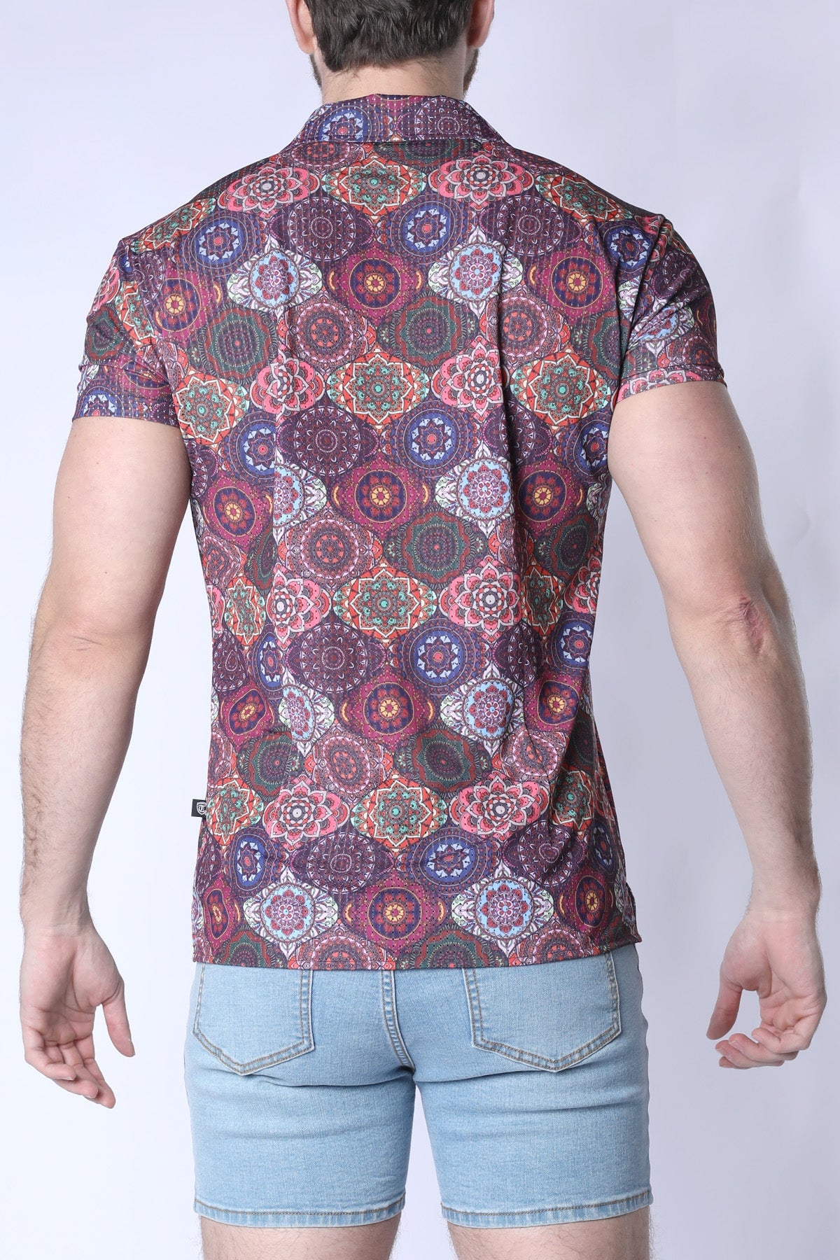 burgundy paisley