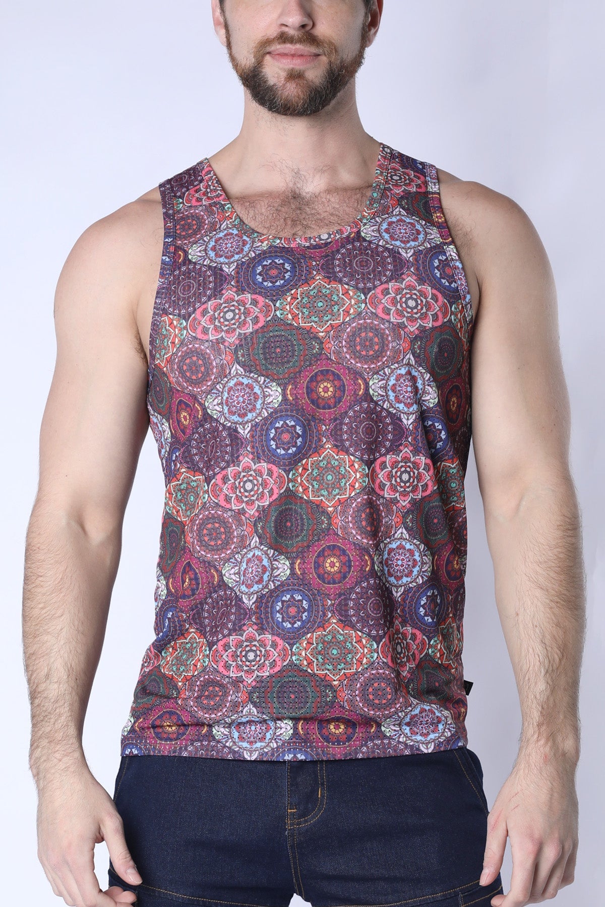burgundy paisley