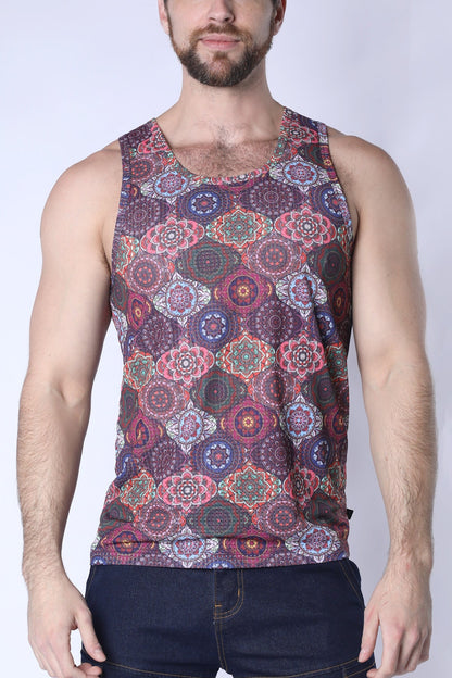 burgundy paisley