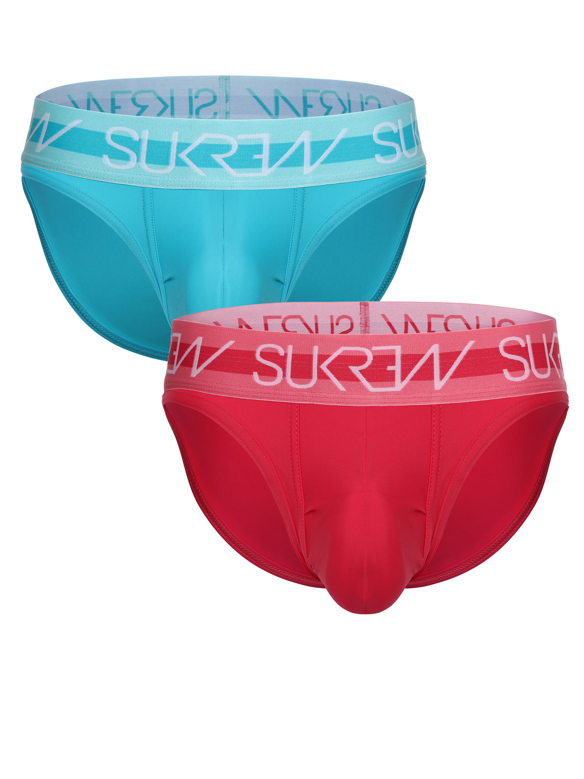 Classic Brief Multipack - Deep Coral & Scuba Blue