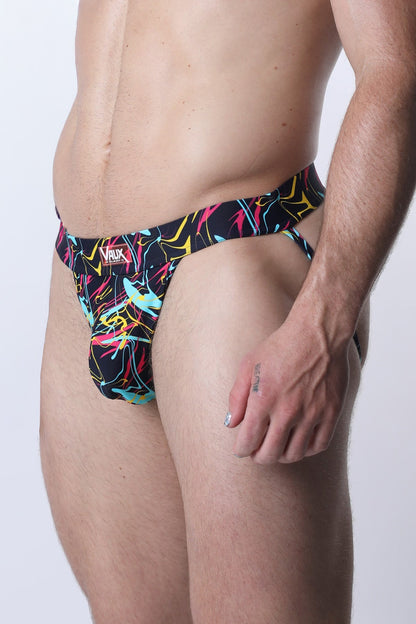 Black Multi Splatter