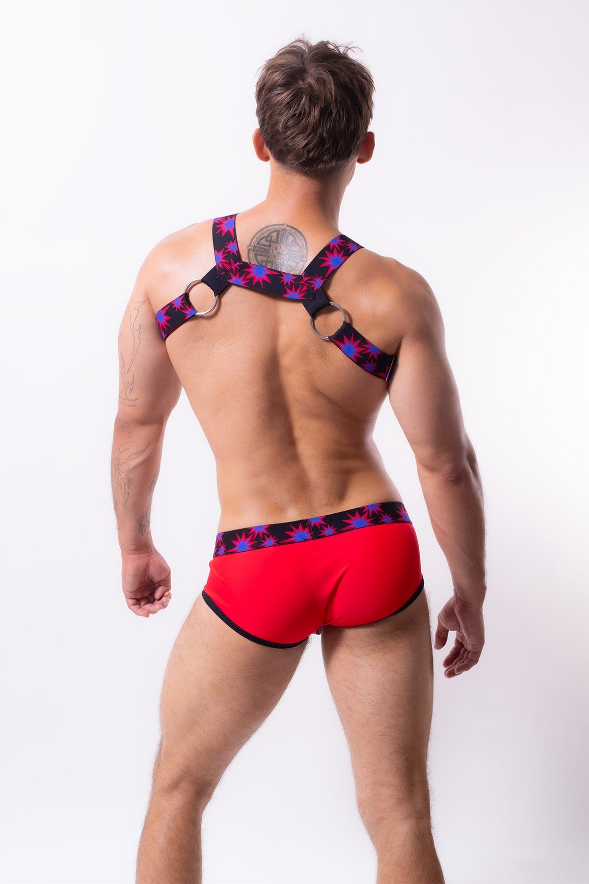 Kaboom Harness | RED/BLUE/BLACK