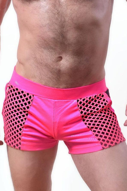 GLOW TIME SHORTS | NEON PINK