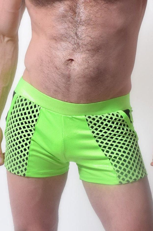 GLOW TIME SHORTS | NEON GREEN