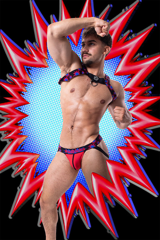 Kaboom Jock | RED/BLUE/BLACK