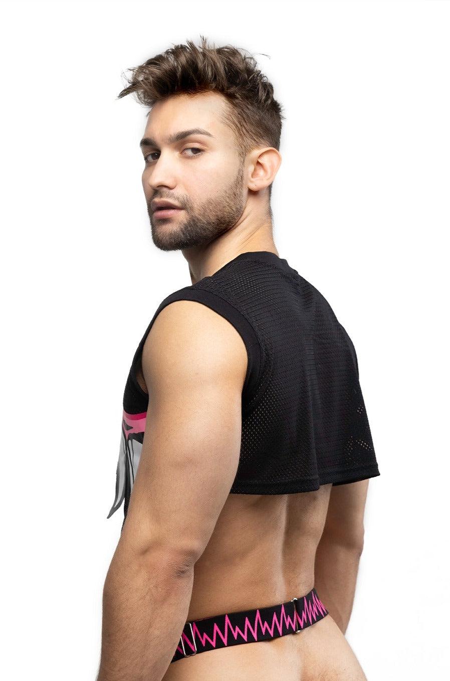 Monster Crop Top | Pink