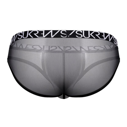 Sheer Low-Rise Brief - Underground Black