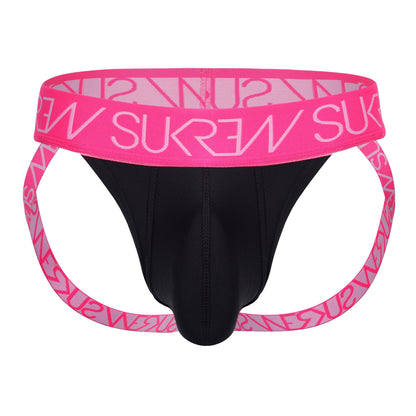 Jockstrap - Underground Black/Electric Pink