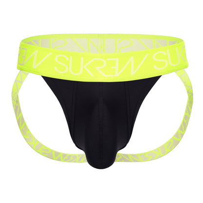 Jockstrap - Underground Black/Acid Yellow