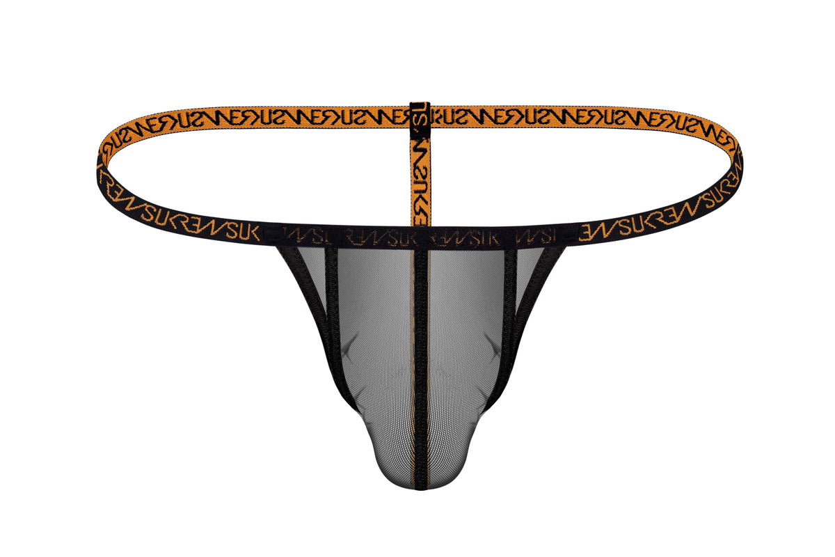 Sheer G-String - Shadow Black