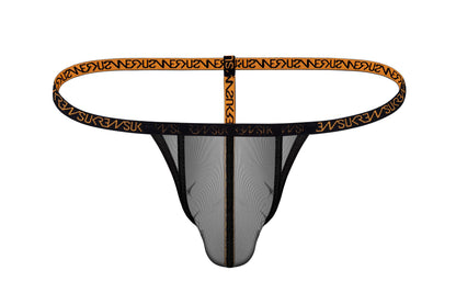 Sheer G-String - Shadow Black
