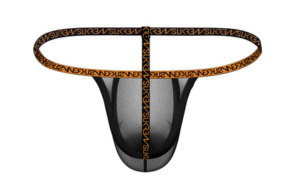 Sheer G-String - Shadow Black