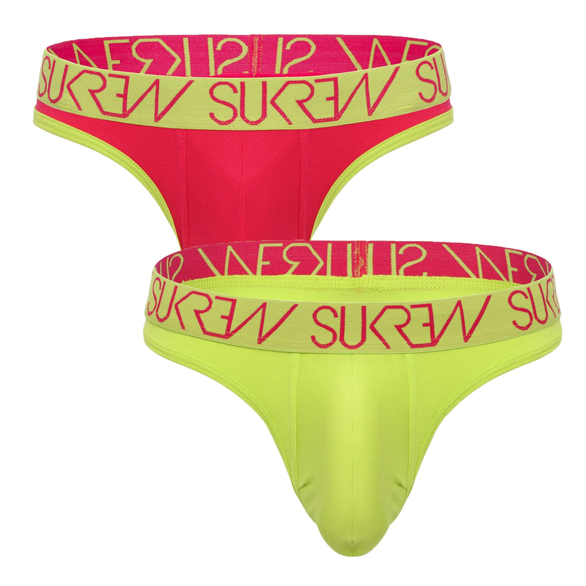 Classic Thong Multipack - Raspberry & Lime