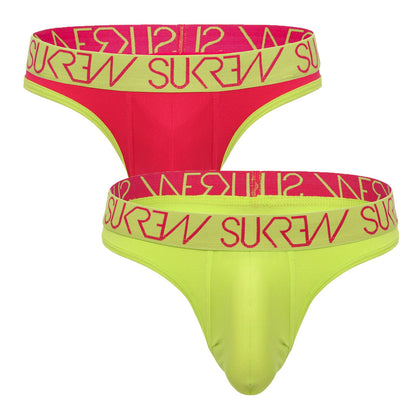 Classic Thong Multipack - Raspberry & Lime