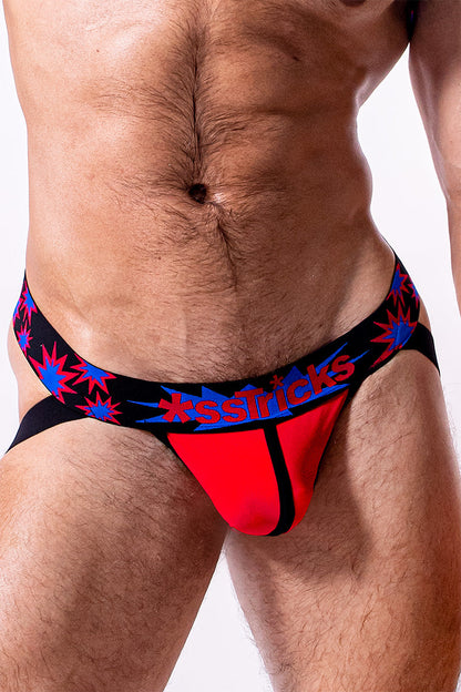 Kaboom Jock | RED/BLUE/BLACK