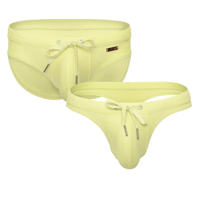 Torrent Swim Brief & Thong Multipack - Lemon Sorbet