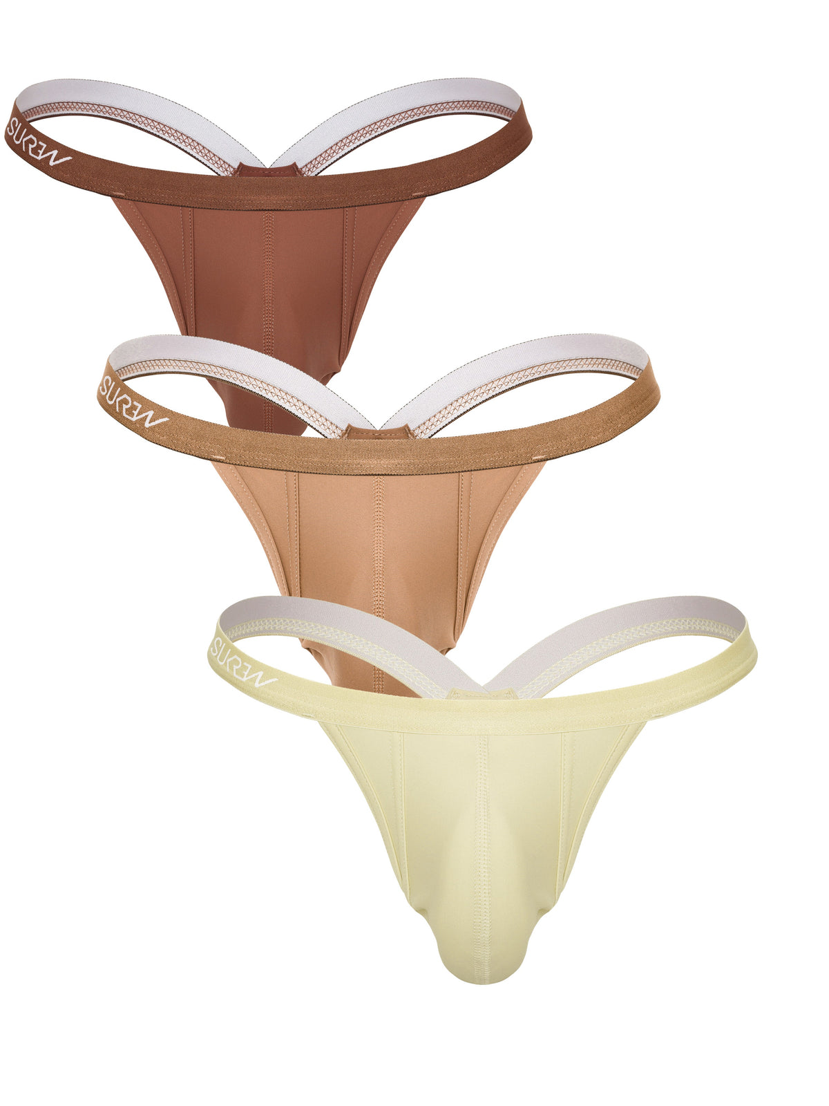 Bubble Thong Multipack - Cappuccino, Cortado & Espresso