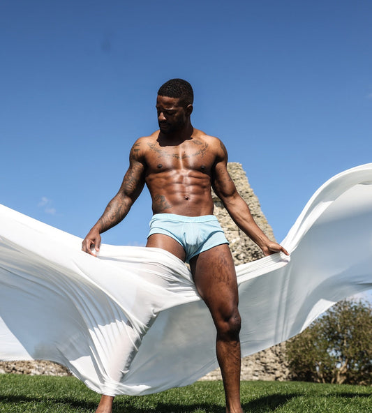 Net Shorts - Breeze Blue