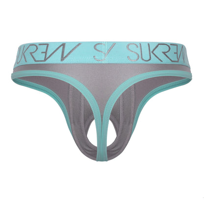 U-Style Classic Thong - Silver Sparkle