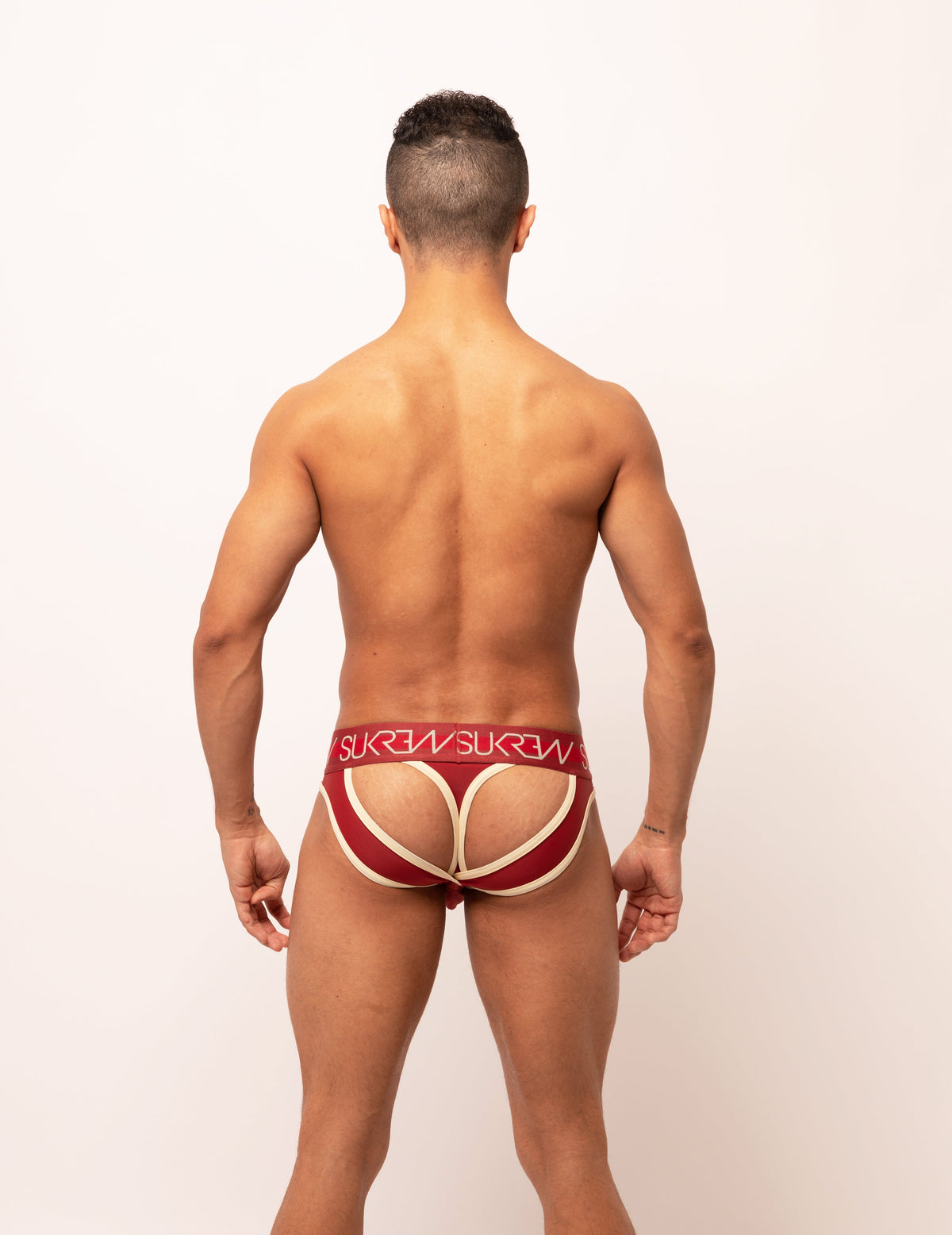 V Thong Multipack - Navy/Cream & Burgundy/Cream