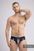 Maskulo Printed Mesh Briefs