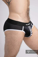 Maskulo Printed Mesh Briefs