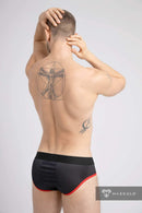 Maskulo Printed Mesh Briefs