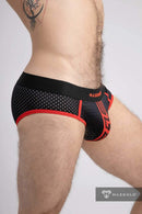 Maskulo Printed Mesh Briefs
