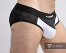 Maskulo Mesh Briefs with 2-layer Pouch