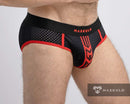 Maskulo Printed Mesh Briefs