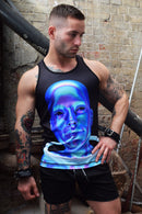 BREEDWELL ILLUMINATOR TANK TOP - BLUE ALIEN