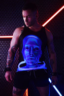 BREEDWELL ILLUMINATOR TANK TOP - BLUE ALIEN