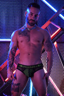 BREEDWELL MANHOLE BRIEF - NEON GREEN