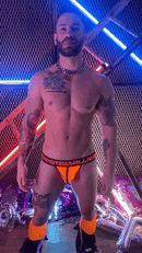 BREEDWELL NIGHTCRAWLER JOCK - NEON ORANGE