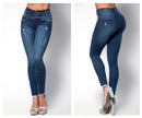 Butt lifting jeans with Girdle Lining