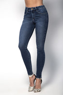 Classic Butt-Lifting Blue Jeans